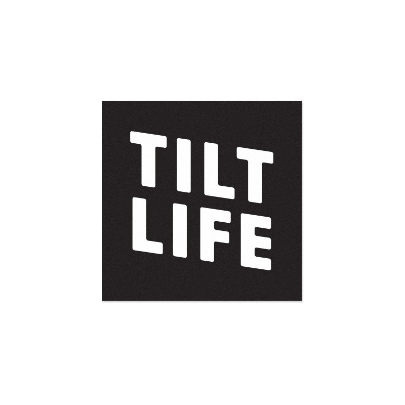 Tilt Stacked Life Sticker