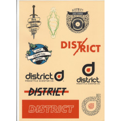 District stickers