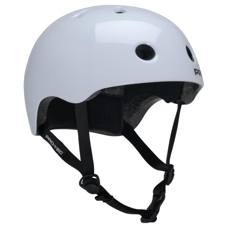 Casque Pro-Tec blanc brillant