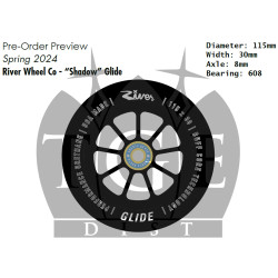 River 115 Glide “Shadow” wheel