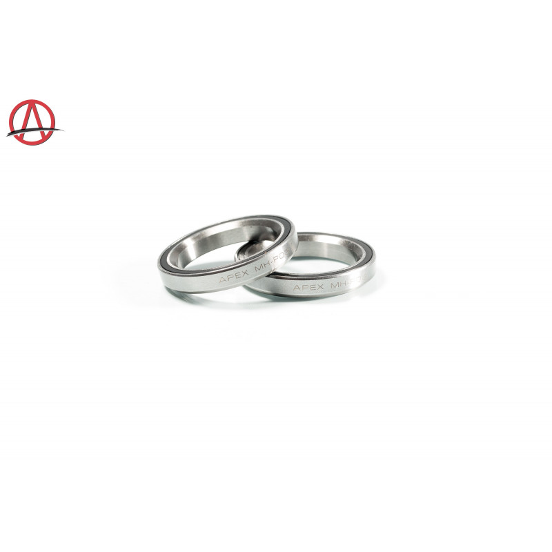 Apex bearings for headset
