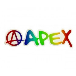 Apex Scooter Logo Rainbow